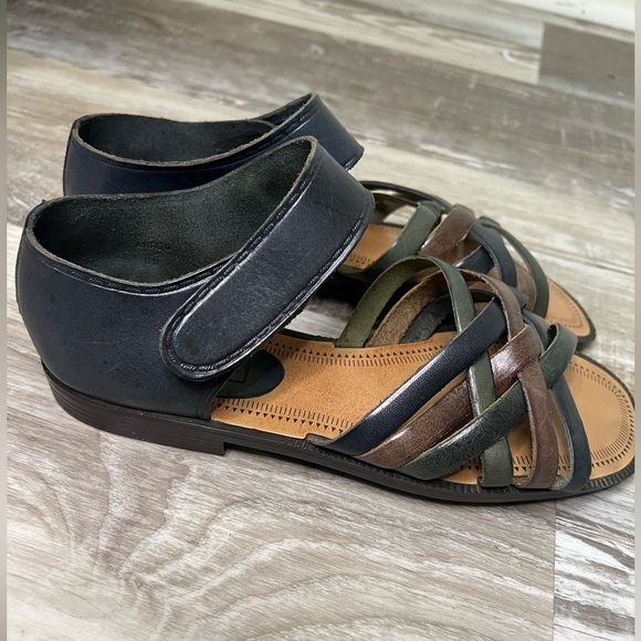 Karen Scott Sandals Arrow Blue Multi Azul‎ 8 - Picture 5 of 6